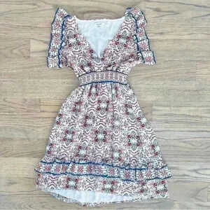 Max Studio Women’s Ruffled Floral Dress Size Medium